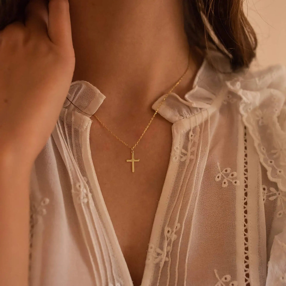 Essential Waterproof Cross Necklace