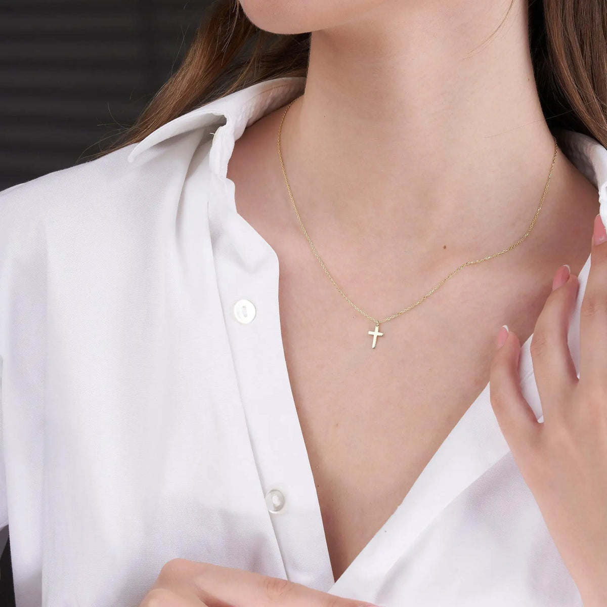 Essential Waterproof Cross Necklace