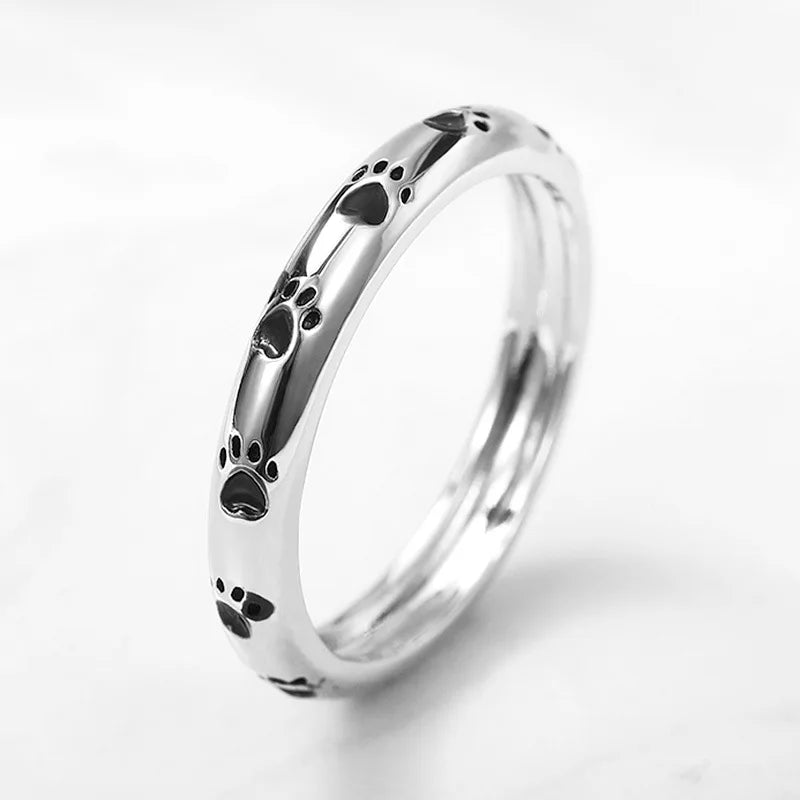 Petite Paw Print Ring
