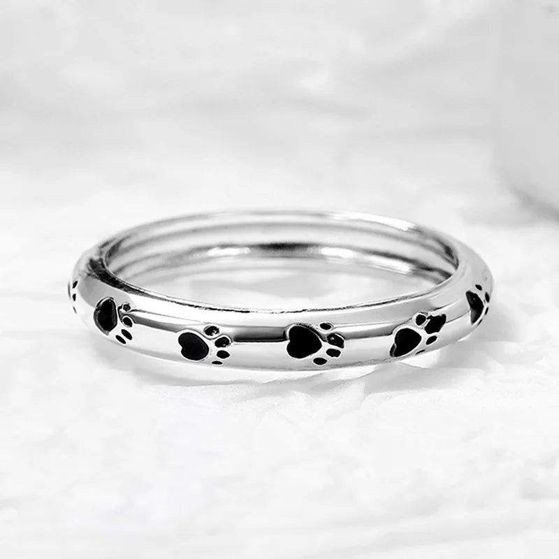 Petite Paw Print Ring