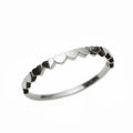 Dainty Heart Contour Ring