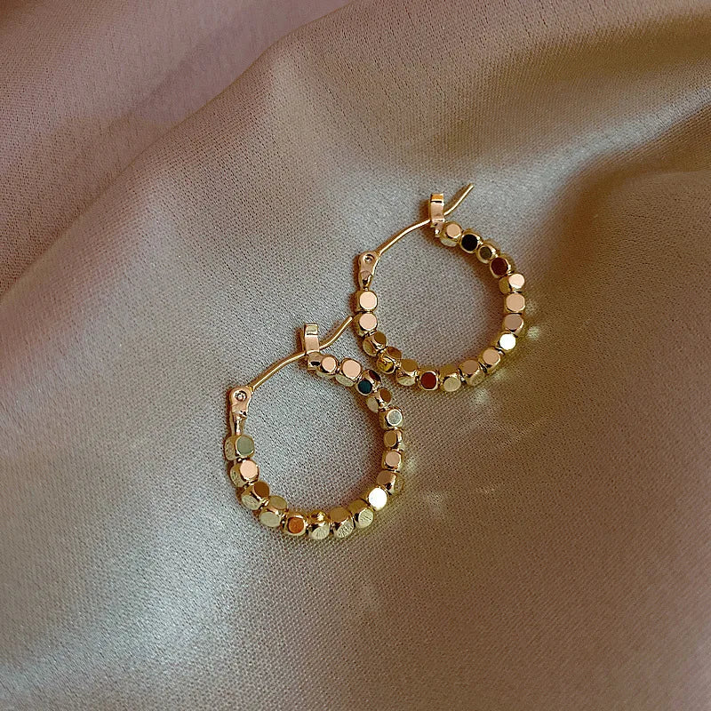 The Geometric Beaded Hoops