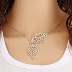 The Linear Leaf & Pearl Choker