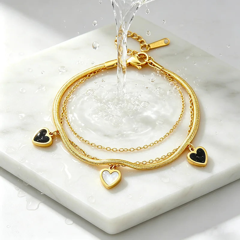 Layered Snake Chain Bracelet