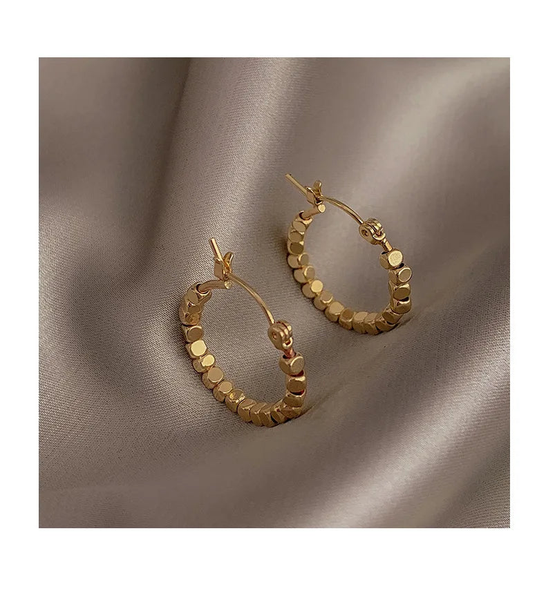 The Geometric Beaded Hoops