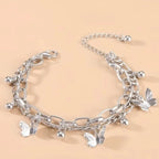 Delicate Layered Heart Bracelet
