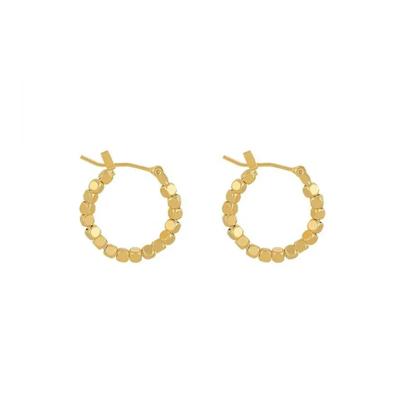 The Geometric Beaded Hoops