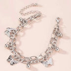 Delicate Layered Heart Bracelet