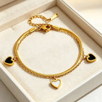 Layered Snake Chain Bracelet